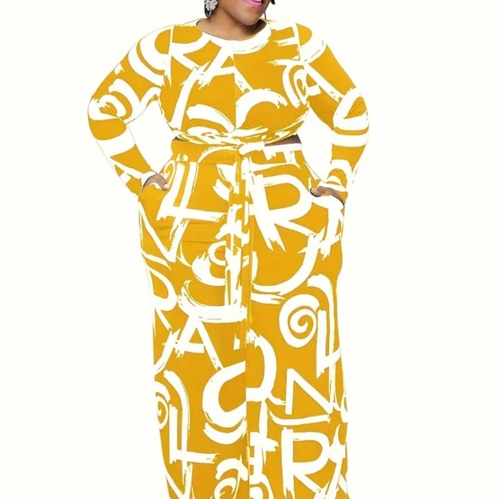 2ps palazzo pant suit plus size 2x